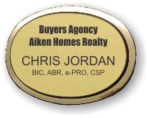 (image for) Aiken Homes Realty Executive Oval Gold Badge